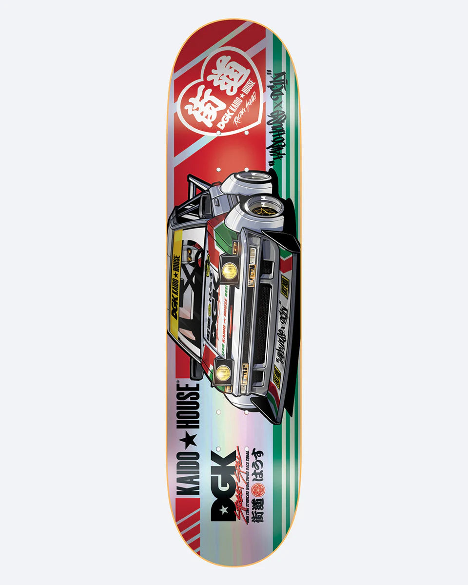 DGK Kaido House Raceway (rainbow prismatic) deck 8.25
