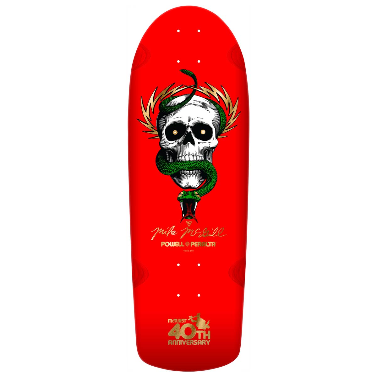 Powell Peralta OG McGill Skull and Snake 40 years (10) Red dip