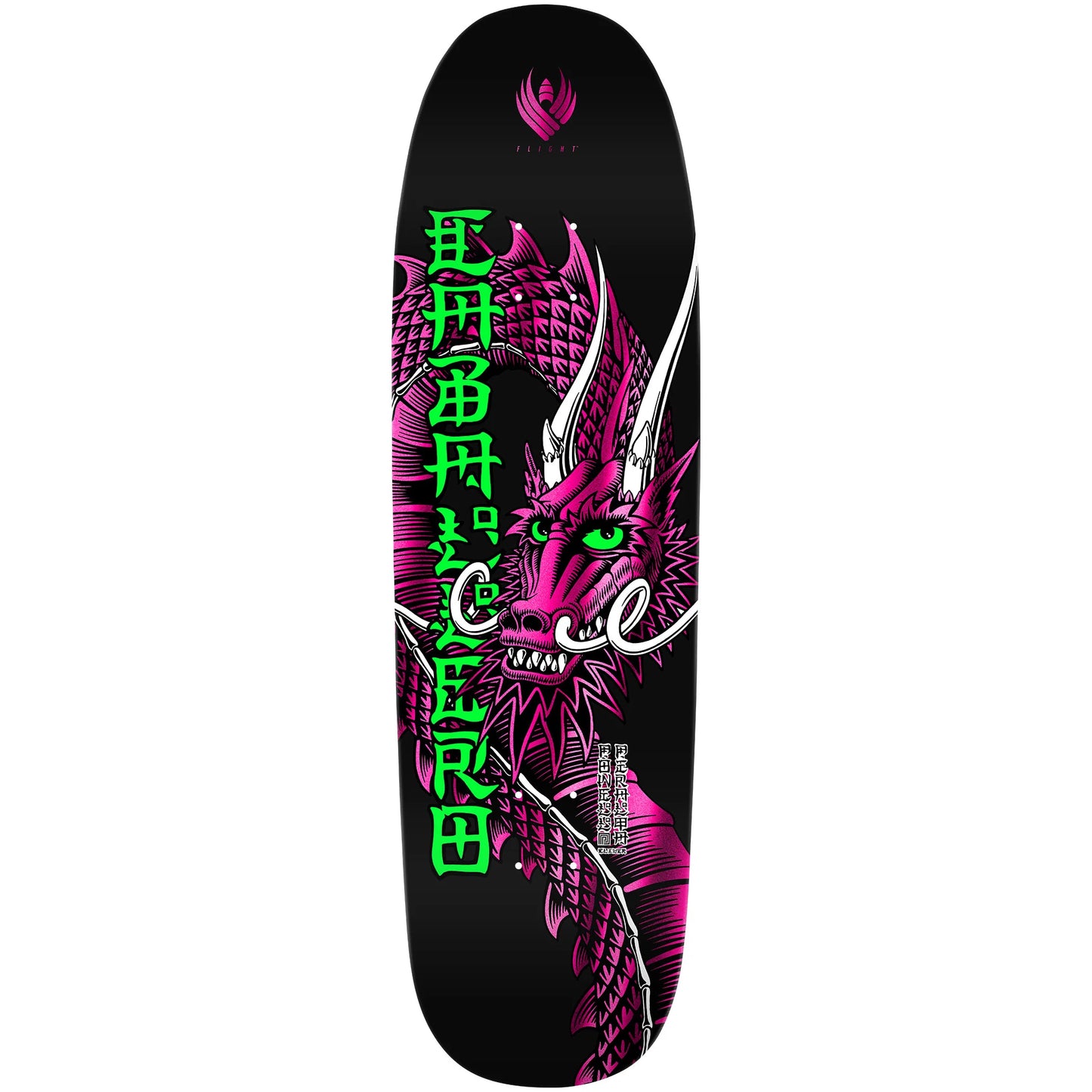 Powell Peralta flight deck Cab Ban This 9.26X31.95in. black/pink foil