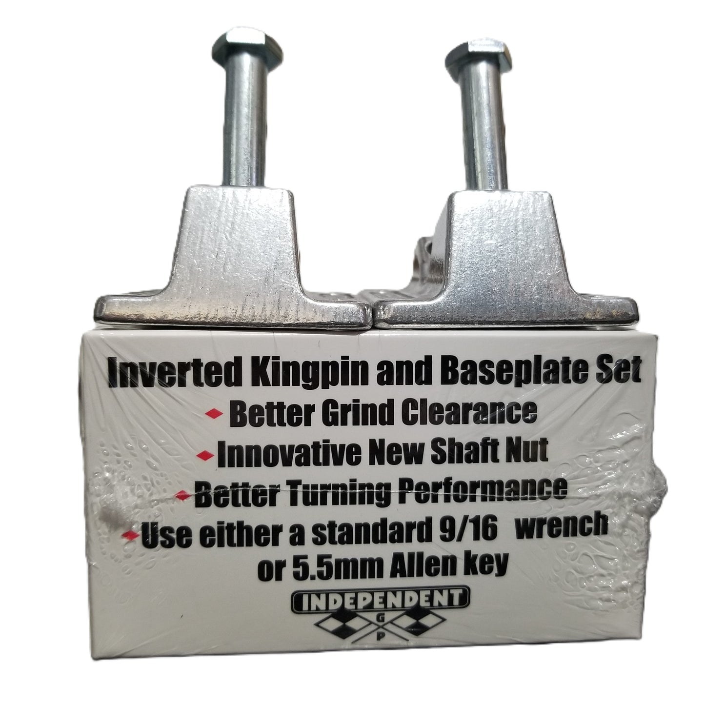 Independent Inverted Kingpin and Baseplate set