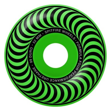 Spitfire wheels F4 99D Classics Neon Green 52