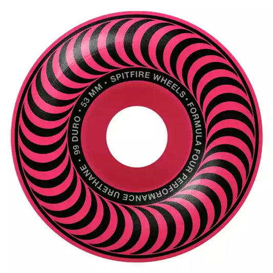 Spitfire wheels F4 99D Classics Neon Pink 53