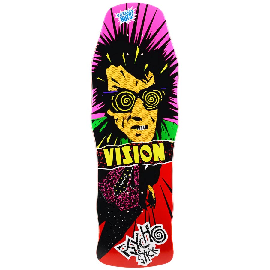 Vision OG Psycho Stick deck 10" X 30" Red