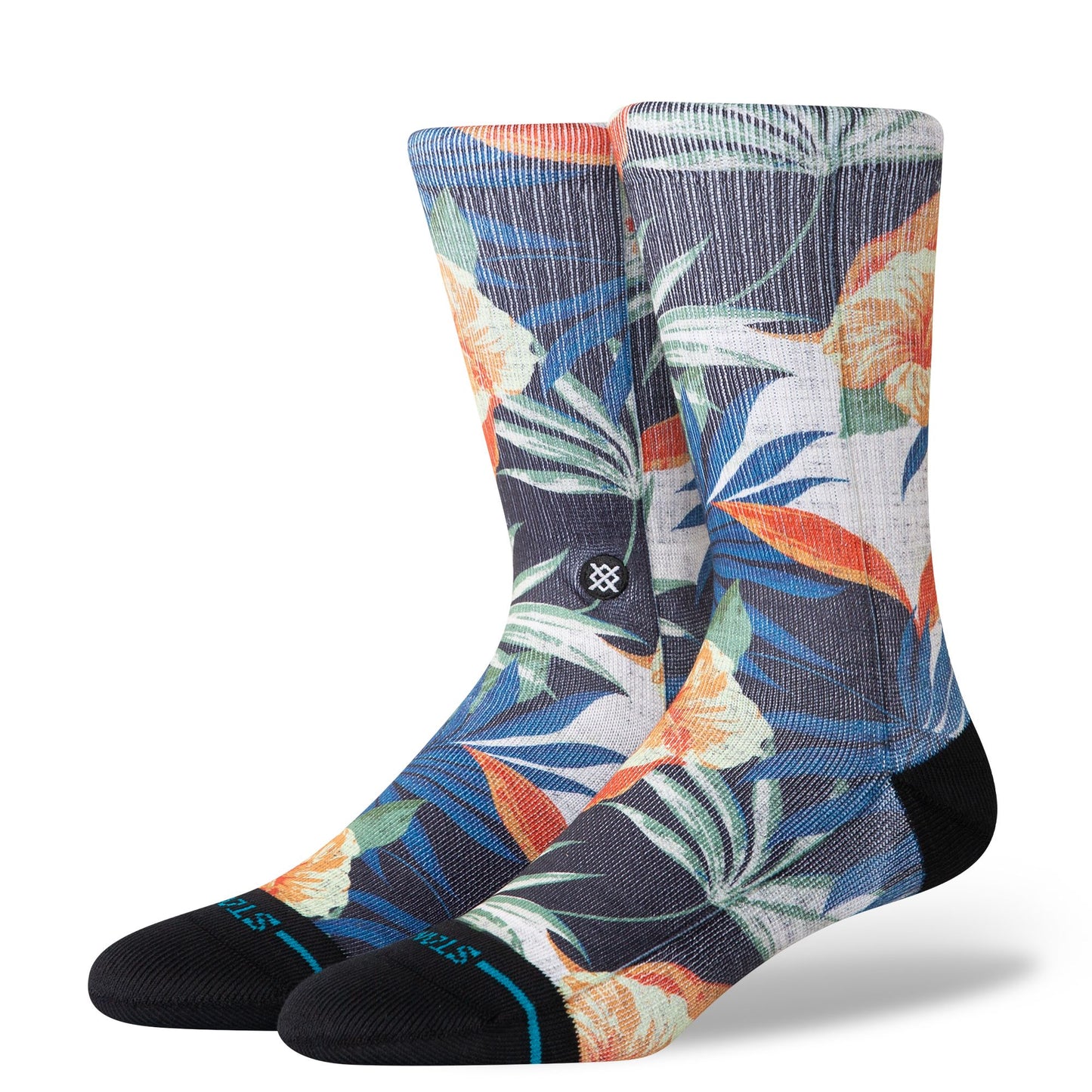 Stance socks Tiki Tides crew Black size L
