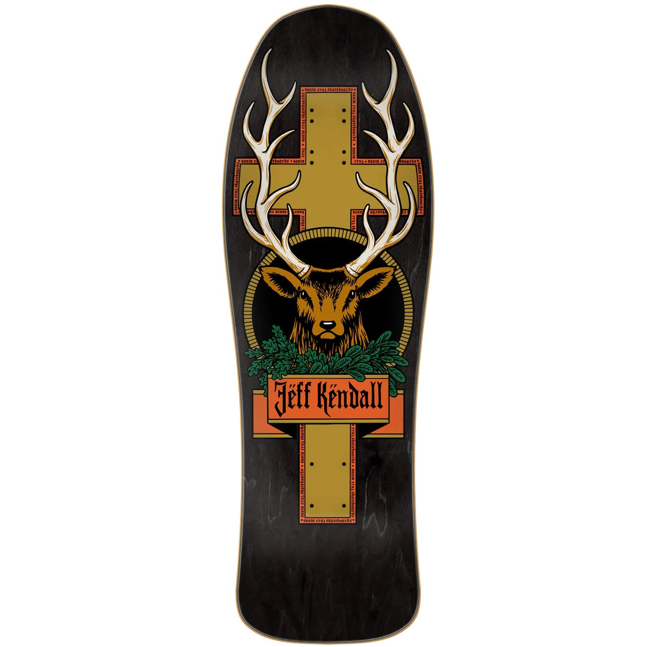 Santa Cruz Jagermeister Kendall Deer reissue deck 10.18 X 30.99in.