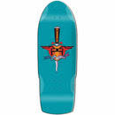 Santa Monica Airlines deck Heart Attack 10.5 X 31.375in. teal