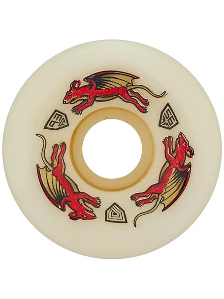 Powell Peralta Dragon Formula Nano Rat wheels AV6 93A Red (56X36mm)
