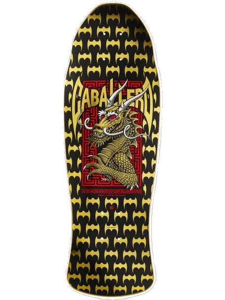 Powell Peralta deck Cab Street '23' 9.625 X 29.75 Black/Gold foil
