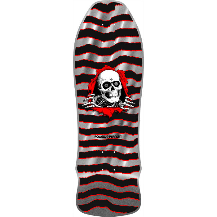 Powell Peralta Geegah Ripper '13' silver foil 9.75 in.