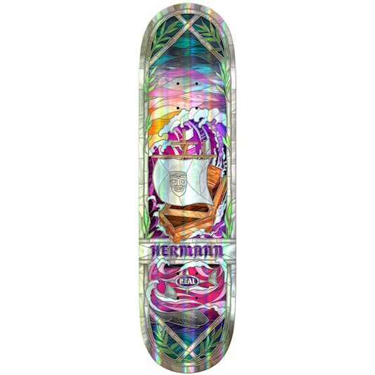 Real deck Hermann Holographic Rainbow Foil Cathedral 8.38 full