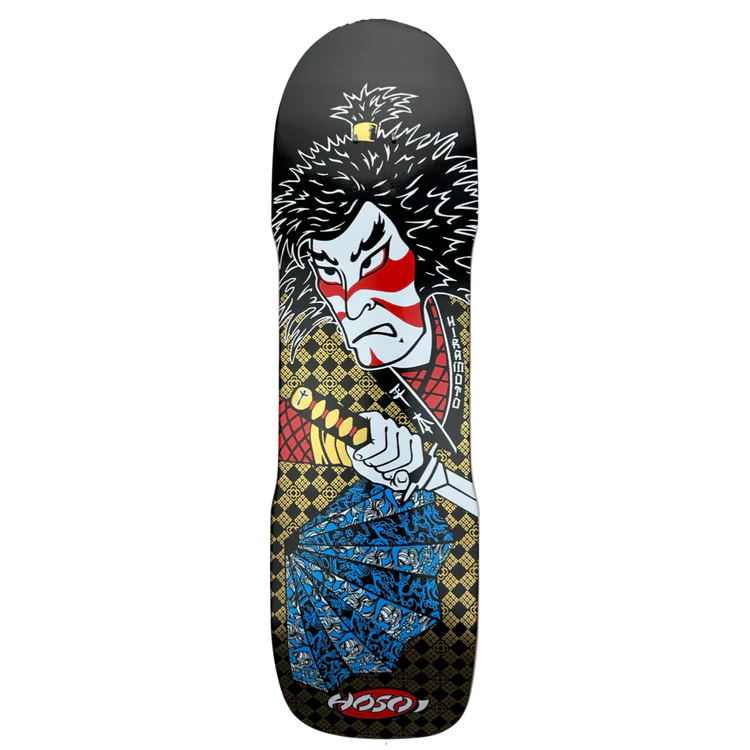 Hosoi skateboards Lonny Hiramoto Samurai 9 X 32.5" Black dip