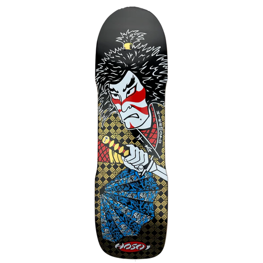 Hosoi skateboards Lonny Hiramoto Samurai 9 X 32.5" Black dip