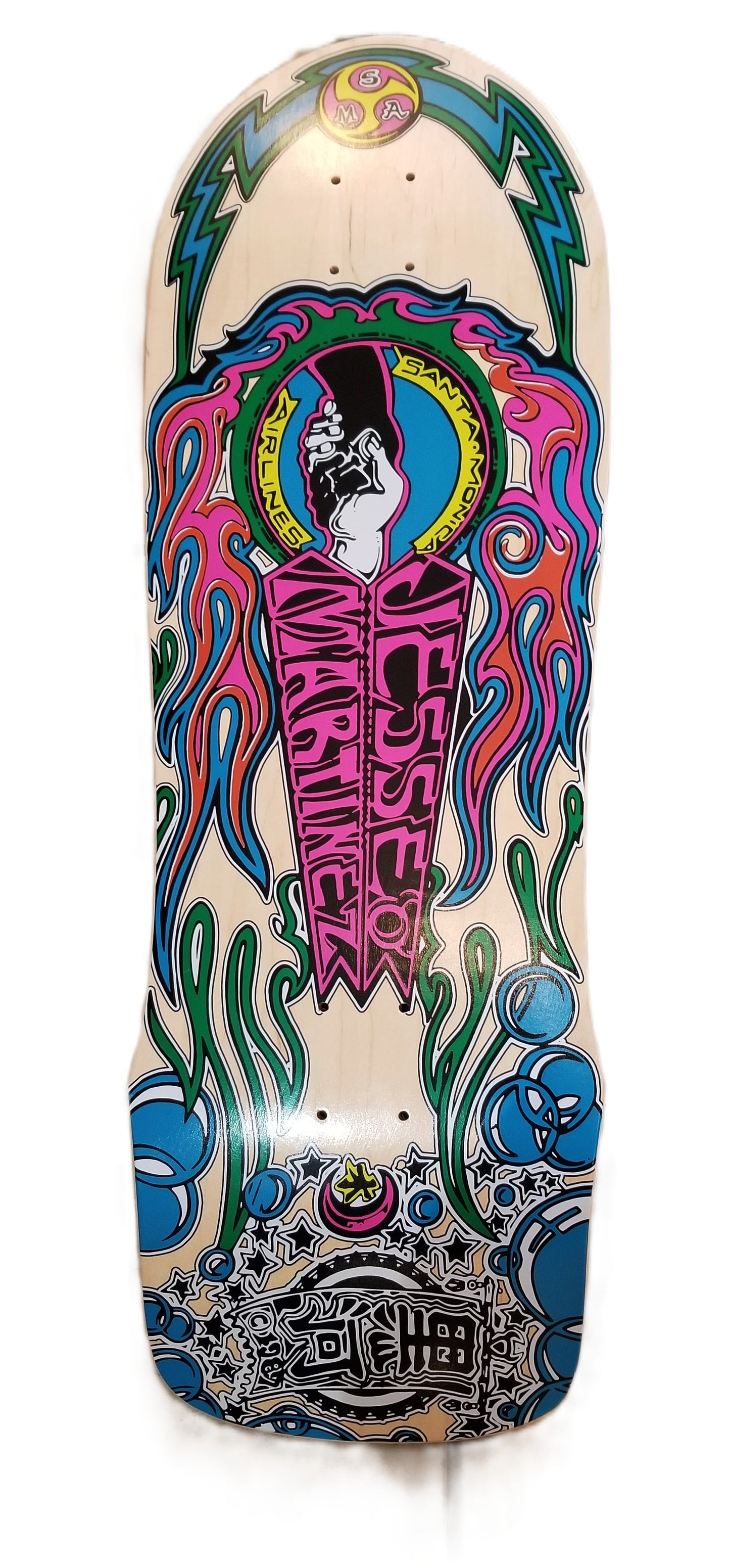 Santa Monica Airlines deck Jesse Martinez Handshake 10.0 Natural wood