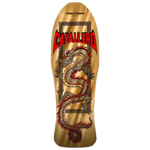 Powell Peralta Cab Chinese Dragon deck Gold foil '22' 10in.