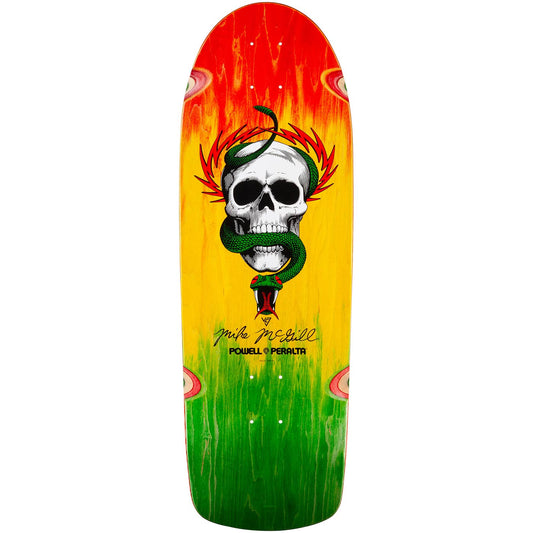 Powell Peralta McGill OG Skull and Snake deck '17' Rasta 10
