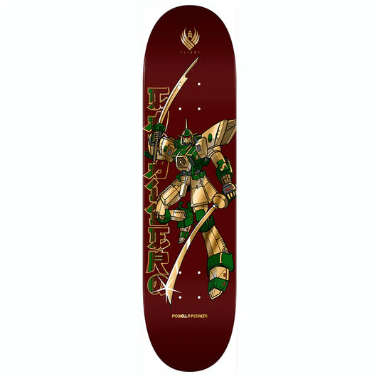 Powell Peralta Cab Gundam flight deck Maroon w gold foil 8.25