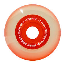 Spitfire wheels Sci-Fi Fantasy Sapphires 58mm 90A clear orange