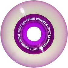 Spitfire wheels Sci-Fi Fantasy 58mm 90A clear purple