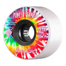 Powell Peralta Byron Essert wheels 72mm 75A White/black hub