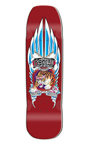 SMA Bennett Tiger Harada deck, Limited, signed, hand-numbered 43/100. Red dip, 9X33in.