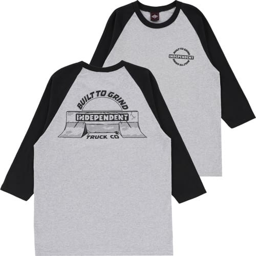 Indy 3/4 slv raglan Bar-rier grey/black size S