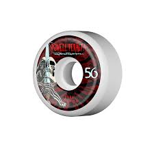 Powell Peralta wheels Rodgriguez Skull and Sword 56mm park formula white 4pk.