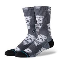 Stance socks Pizza Face white/black size M