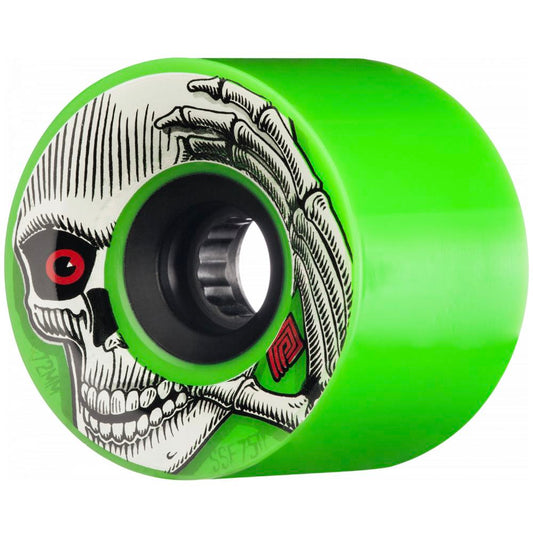 Powell Peralta soft slide formula wheels Kevin Reimer 72mm 75A Green/black hub