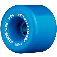 Powell Peralta Rat Bones wheels 60mm 90A blue