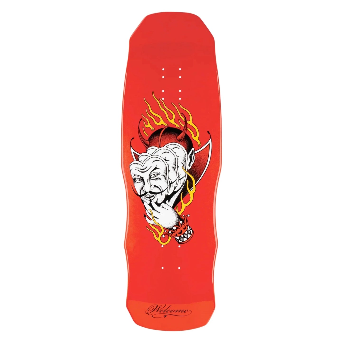 Welcome deck Diablo 9.75in red dip