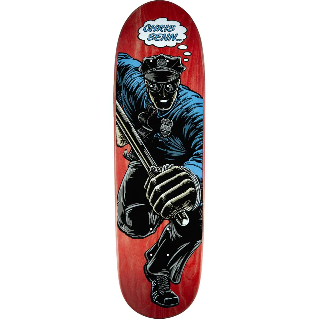 Powell Peralta Chris Senn Cop reissue deck 9.13in.