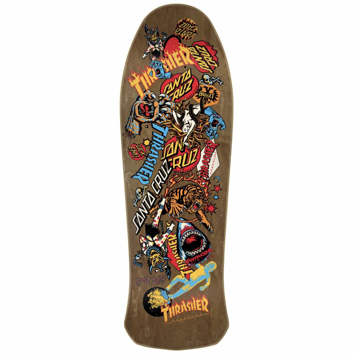 Santa Cruz Thrasher Salba Oops deck 10.4 X 32in.