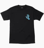 Santa Cruz Screaming Hand s/s T-shirt Black size L