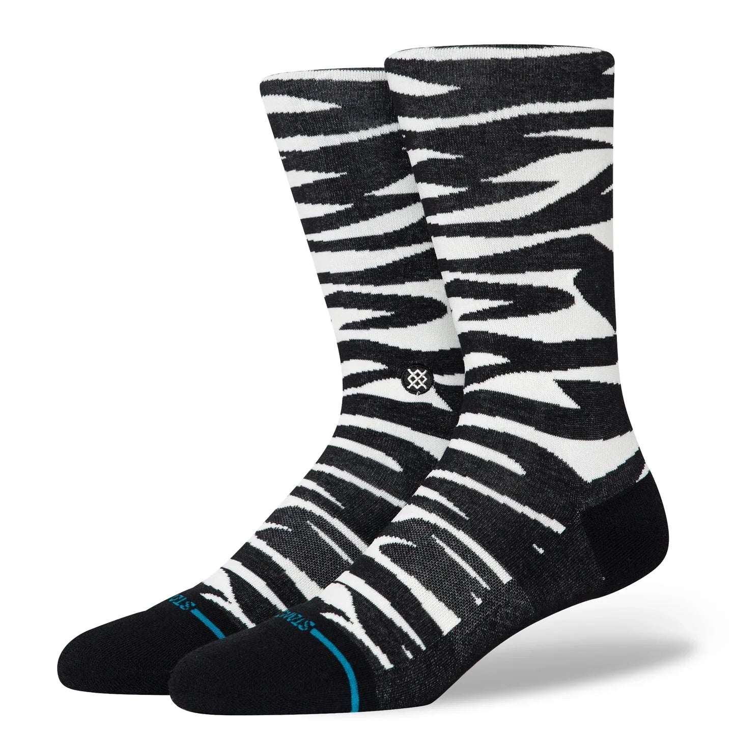 Stance socks Spike black/white size L