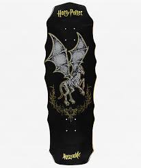 Welcome X Harry Potter deck Thestral 10.0 black/gold foil